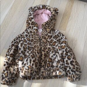 Tucker + Tate Leopard Print Puffer Jacket